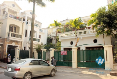 House with swimming pool available for rent in Ciputra, Tay Ho, Hanoi